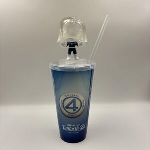 Marvel Fantastic 4 Invisible Woman Movie Cup 32oz Straw Figure Topper